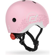 ToysAll Scoot And Ride Helmet Reflective Bebek Kaskı Xxs-S Pembe 181206-96496