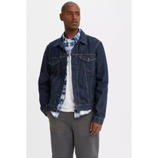 Levi's The Trucker Jacket Rockridge Trucker Orta İndigo Erkek Trucker Ceket