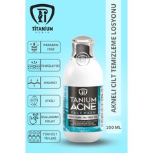 Titanium Tanium Acne, Akneli Cilt Temizleme Yüz Losyonu 100 ml