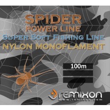 Remixon Spider Serisi 100M Poşet Monofilament Misina 1,00