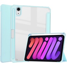 Ykd Store iPad Mini 6 Için Akrilik Tpu + Pu Kılıf Gökyüzü Bulut (Yurt Dışından)