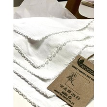 Neocotton Çift Katlı Oyalı Pamuklu 5'li Bebek Bakım Mendili (22X22 Cm)