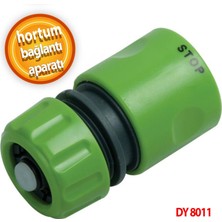 Badem10 Hortum Sulama Başlığı Hortum Bağlantı Ekleme Aparatı Eki Bahçe Sulama Adaptörü Stop Kesici DY8011