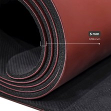 Rebuwo Hizalamalı 5mm Kaydırmaz Doğal Kauçuk Yoga Matı Pilates Mat 183 X 68 cm