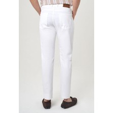 Bisse 5 Cepli Beyaz Spor Erkek Pantolon PNS23Y23104_D01