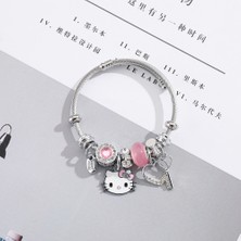 BBL Hello Kitty Bileklik Kalp Figürlü Kedi Bileklik (Yurt Dışından)