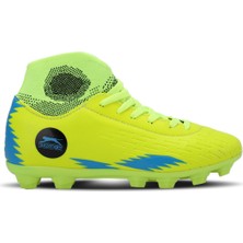Slazenger HADAS KRP Erkek Çocuk Halısaha Futbol Kramponu Neon Sarı