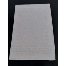 Mef Collection Otel Banyo Paspası Ayak İzli Beyaz 50x70 cm 12'li
