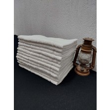 Mef Collection Otel Banyo Paspası Ayak İzli Beyaz 50x70 cm 12'li