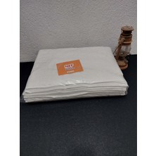 Mef Collection Otel Banyo Paspası Ayak İzli Beyaz 50x70 cm 12'li