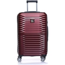 Nippon  Bordo Unisex Orta Boy Valiz NPPCVL-1819-M