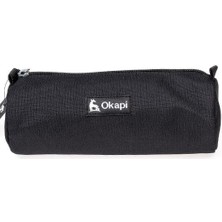 Okapi Kalem Çantası Silindir Siyah OKP-104