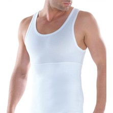 Blackspade Erkek Beyaz Korse Atlet 9209