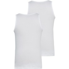 Loose Fit 2'li Beyaz Atlet 9225