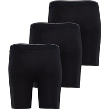 Blackspade Erkek Siyah Boxer Pamuklu 3'lü Paket 9683