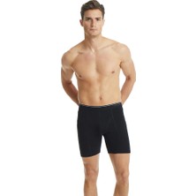 Blackspade Erkek Siyah Boxer Pamuklu 3'lü Paket 9683