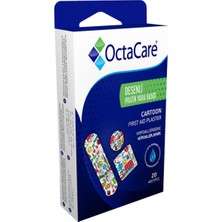 Octacare Desenli Yarabandı 20'li - 2 Kutu 40 Adet