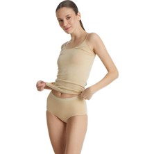 Blackspade Kadın Ten Yüksek Bel Slip Külot 1307