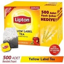 Lipton Yellow Label Bardak Poşet Çay 500'lü