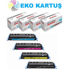 Eko Kartuş Hp Color Laserjet CM-1017MFP Q6000 4 Renk Muadil Toner