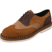 Costo Shoes ALP23 Taba & Kum Süet Deri Hafif Rahat Eva Taban Rahat Geniş Kalıp Premium Serisi