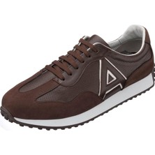 Costo Shoes GG18 Kahve Nubuk Deri Erkek Deri Spor Ayakkabı   Özel Seri.. Termo Taban ve Rahat Geniş Kalıp