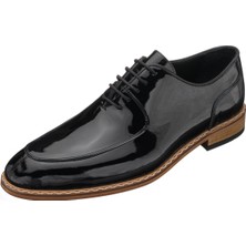 Costo Shoes GS1905 Siyah Rugan Deri Vip Serisi Klasik Erkek Kundura Rahat Şık Kalıp