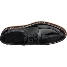 Costo Shoes VLV219 Siyah Rugan Deri Rahat Hafif Eva Taban Premium Serisi