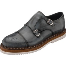 Costo Shoes PST321 Gri Açma Deri  Hafif Rahat Eva Taban Premium Serisi