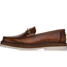Costo Shoes SNM1910 Taba Açma Deri Eva Rahat Hafif Taban Giydirimi Rahat Geniş Kalıp Özel Seri El Işçiliği