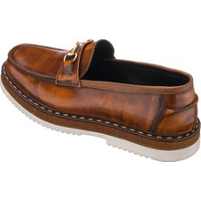 Costo Shoes SNM1910 Taba Açma Deri Eva Rahat Hafif Taban Giydirimi Rahat Geniş Kalıp Özel Seri El Işçiliği