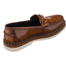 Costo Shoes SNM1910 Taba Açma Deri Eva Rahat Hafif Taban Giydirimi Rahat Geniş Kalıp Özel Seri El Işçiliği
