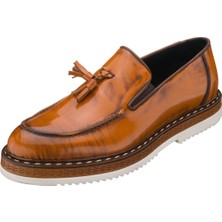 Costo Shoes ALP76 Taba Açma Deri Hafif Rahat Eva Taban Rahat Geniş Kalıp Premium Serisi