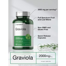 Horbaach Graviola Extract 2000 mg 120 Capsules, Non-Gmo, Gluten Free, Soursop,  Horbaach