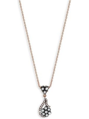 Assos 0.21 Karat Gül Elmas Kolye