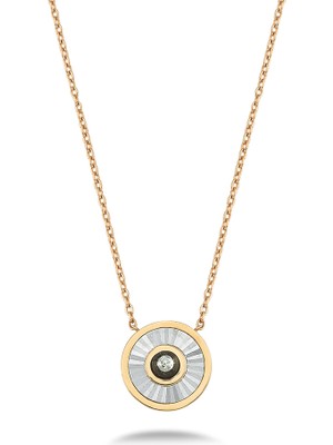 Assos 0.02 Karat Elmas Tektaş Kolye