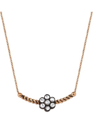 Assos Çiçek Formlu Elmas Kolye