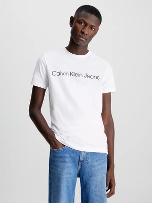 Calvin Klein Core Institutional Logo Slim Erkek T-Shirt