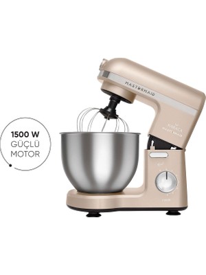 Karaca Mastermaid Chef Stand Mikser Iconic Beige 1500W 5 Lt