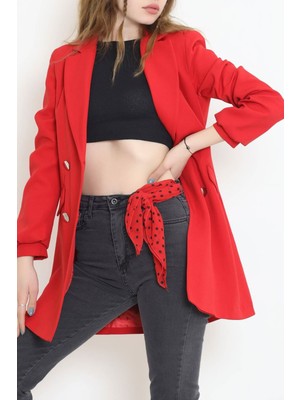 Anjea Blazer Ceket Kırmızı - 2101.1322.