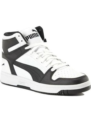 Puma Rebound Erkek Siyah Beyaz Ayakkabı 369573 13 E-45