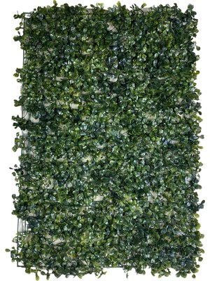 Cihan Çiçekçilik Yapay Çiçek Duvar Kaplama Panel Şimşir Tabaka 40X60 cm Yeşil Dikey Bahçe