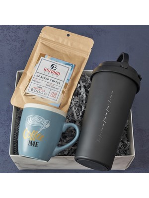 Hediye Sepeti Hediyesepeti Kişiye Özel Mors Alfabeli Termos Kahve Hediye Kutusu