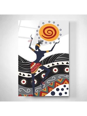 Hinora Afrika Cam Tablo, Dekoratif Cam Tablo