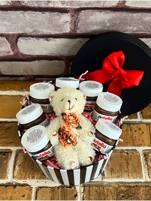 Lenostra Sevgiliye Hediye Kutusu - Mini Ayıcık ve Bol Nutella