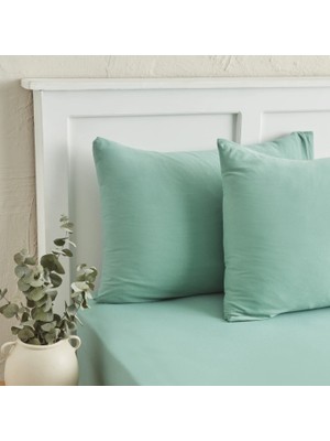 Karaca Home Motto 2'li Yastık Kılıfı 50 x 70 cm Yeşil