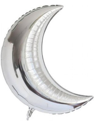 Kidspartim Ay Folyo Balon Gümüş