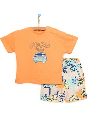 Tuffy Summer Camp Tshirt-Şort Erkek Bebek