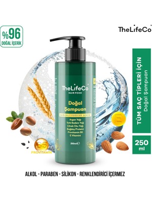 TheLifeCo Hairfood Değerli Yağlar Serisi Doğal Şampuan 250 ml