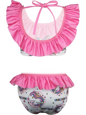 Rs Ramuni Fırfırlı Bikini Pembe Unicorn